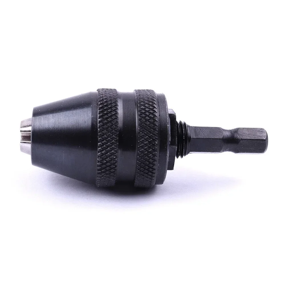 1/4인치 육각 샹크 퀵 체인지 컨브 0.3-8mm 키리스 드릴 척 전동 드릴 비트 어댑터 스크류드라이버 임팩트 드라이버