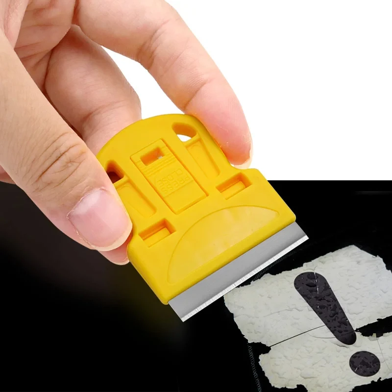 Razor blade scraper one-sided with blade painting holder handle standard window tinting tool remover cleaner