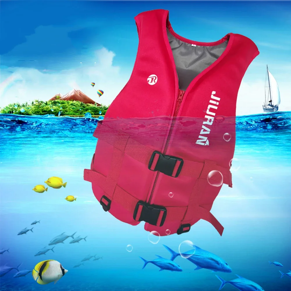 AdultNeopreneLifeJacketKidsWaterSafetyFishingVestKayaking