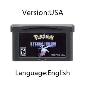 Pokemon Series GBA Game Cartridge 32 Bit Video Game Console