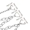1Set Toilet Flapper Chain 22cm 26cm 3 Style Toilet Handle Lever Lift Flush Replacement 304 Stainless Steel Toilet Repairing Part 3