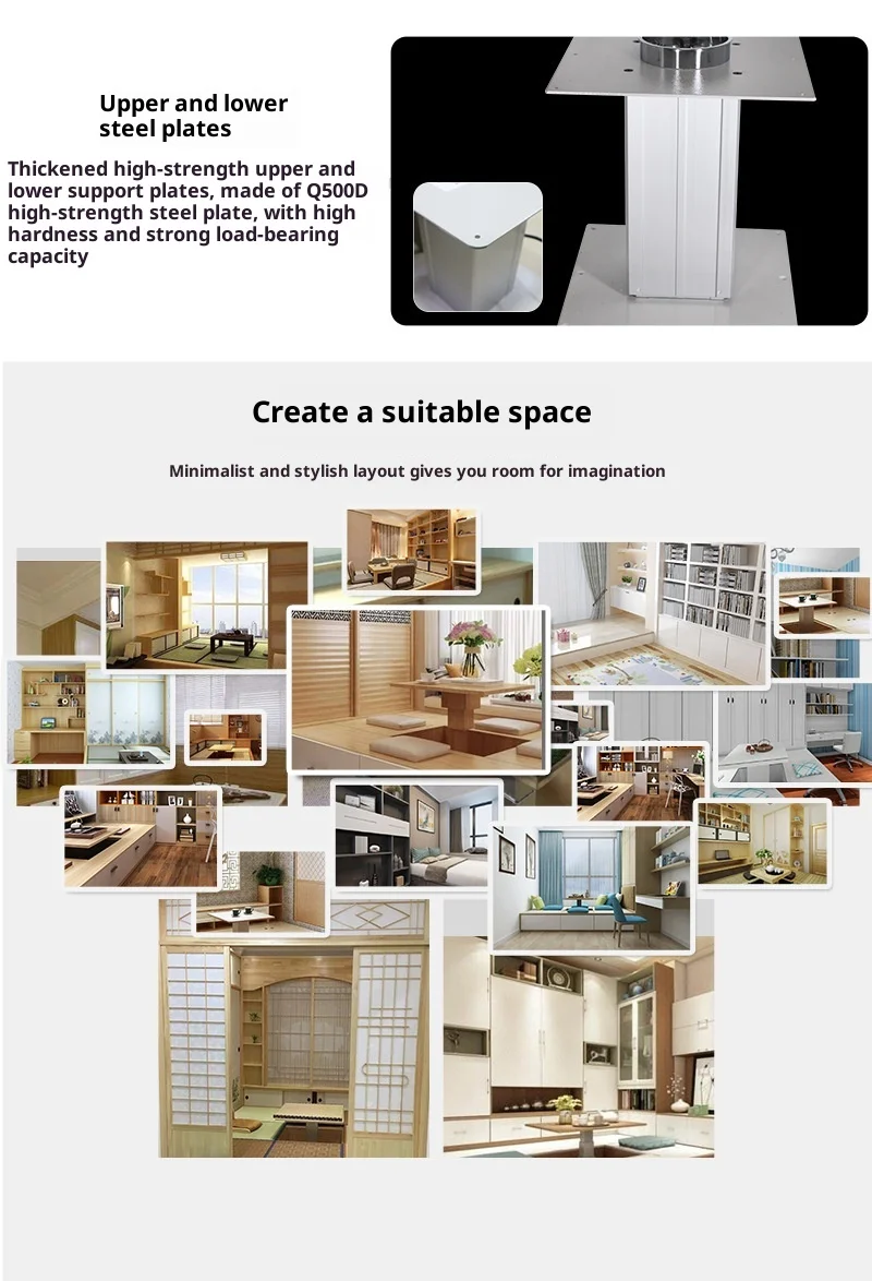 Tatami Elevators Hand cranked and Floor Platform Household Elevators Manual Tata