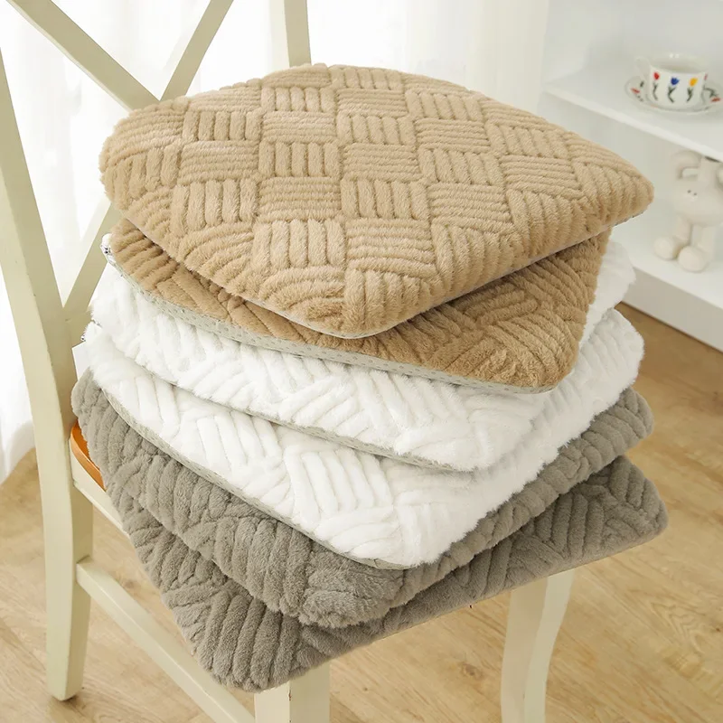 

Solid Color Seat Cushion, Living Room, Dining Chair, Non-slip Mat, Universal Home Decor, Sitting Pad, Four Seasons 방석