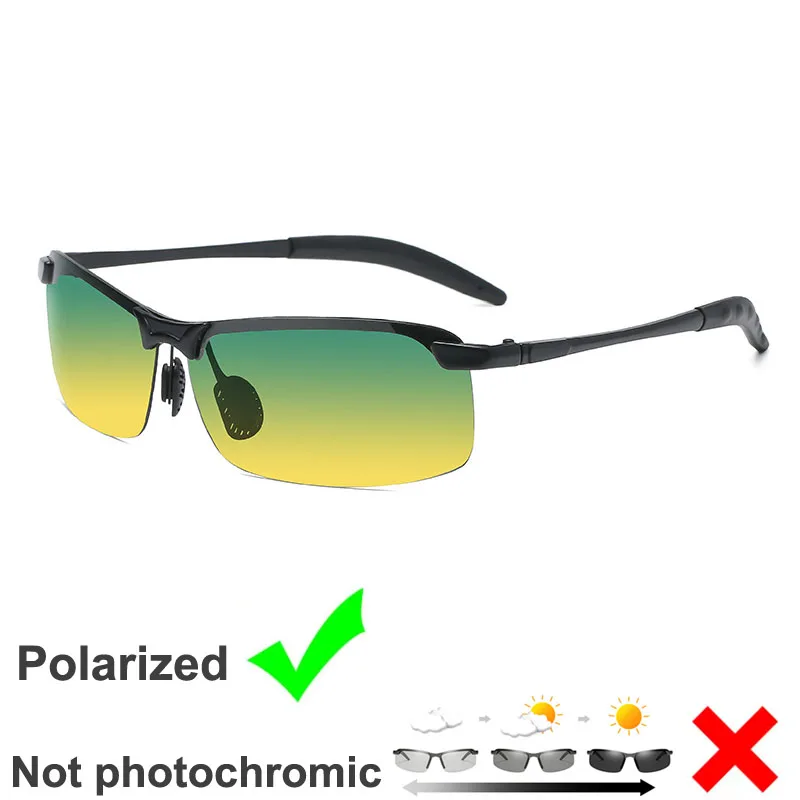 Enhanced Photochromic Polarized Sunglasses for Outdoor Sports and Night Vision