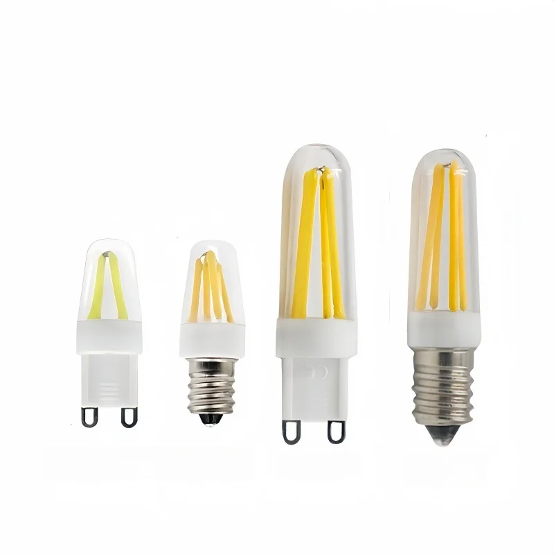 Description Picture 3 of itemG9 LED ceramic dimmable light 230V 220V bulb 3W 6W 4 LED filament COB chandelier replaces 30W 60W halogen spotlights