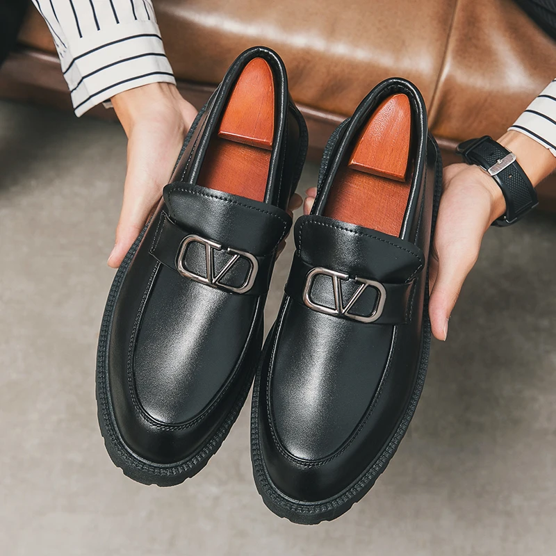 

Брендовые роскошные мужские повседневные рандомные слипоны, замшевые деловые кожаные лоферы, черные классические туфли, офисная обувь