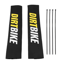 Ultimate Dirt Bike Front Fork Protective Shield - Full Coverage Dust - Proof Guards (Black)