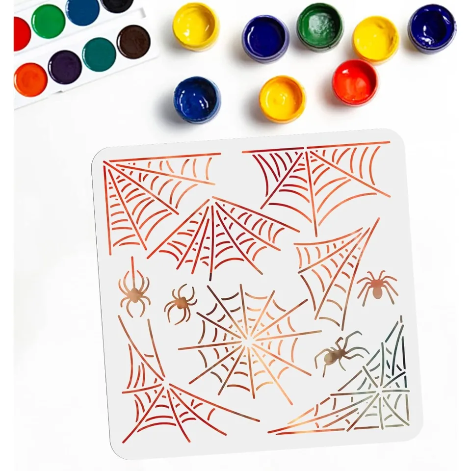 INFUNLY 2 Plantillas Autoadhesivas Para Halloween, 8,5 X 11 (1) Cm