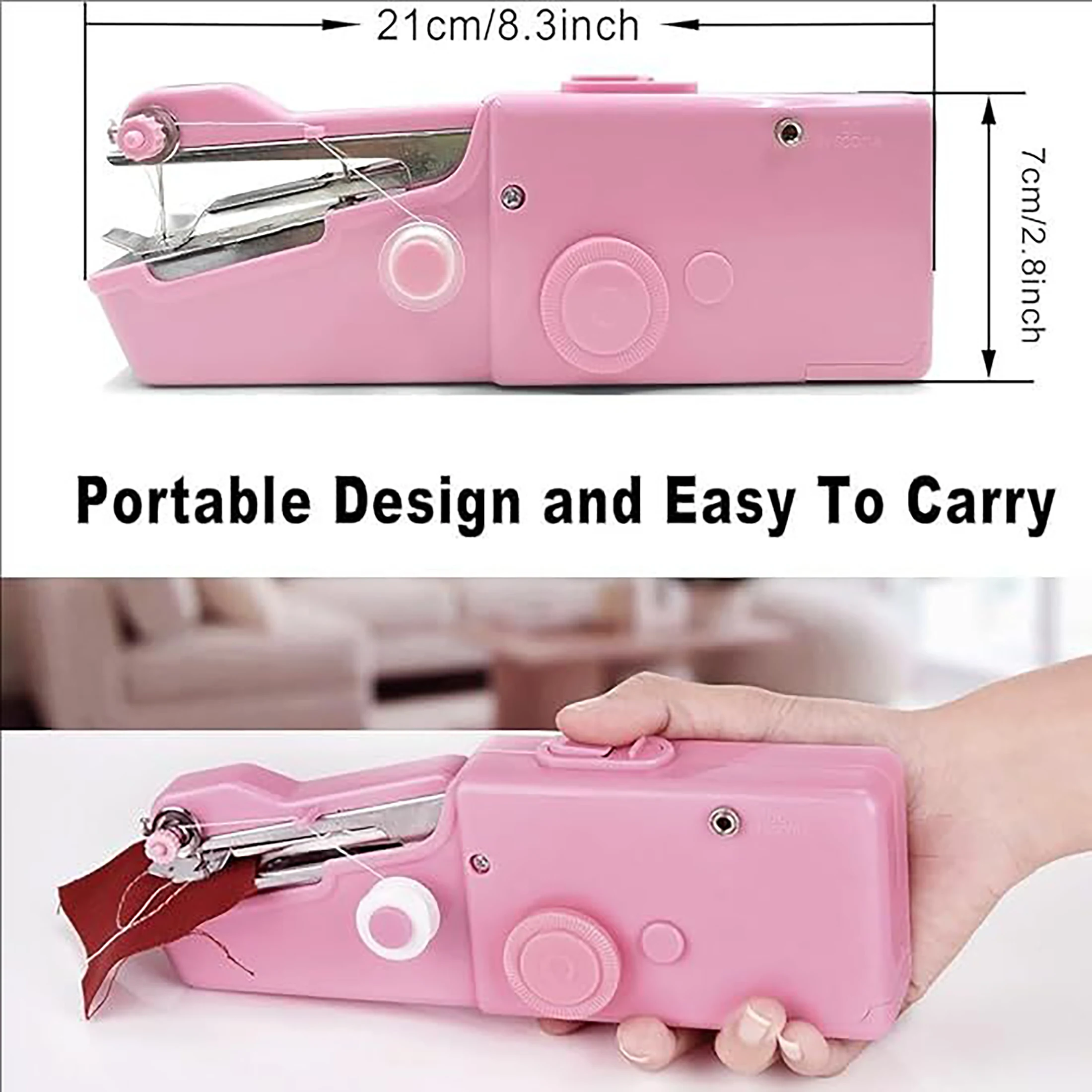 1pc Handheld Electric Sewing Machine - Portable Mini Sewer for Quick Repairs, Perfect for Home and Travel 6