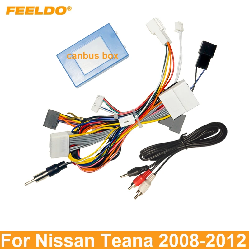 

Автомобильная аудиосистема FEELDO 16pin Android Power Calbe с can-шиной для Nissan Teana DVD плеер адаптер жгут проводов # MX6482
