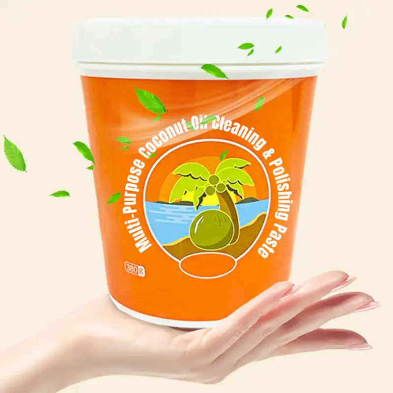 Multi-Purpose Coconut Oil Cleaning & Polishing Paste Rust Removal Decontamination Cleanses Oil Rust Scorch St
