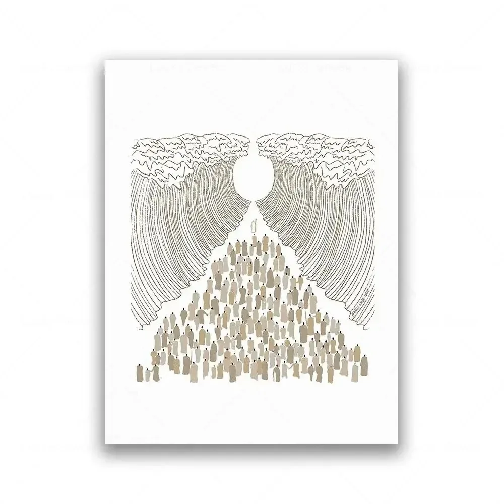 Divine Grace: Modern Christian Wall Art Canvas Print