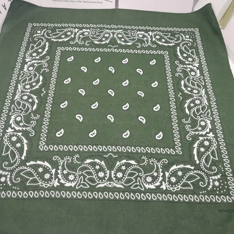 Unisex Cotton Bandana Square Scarf Bicycle Headband Gifts For Women Men Boys Girls