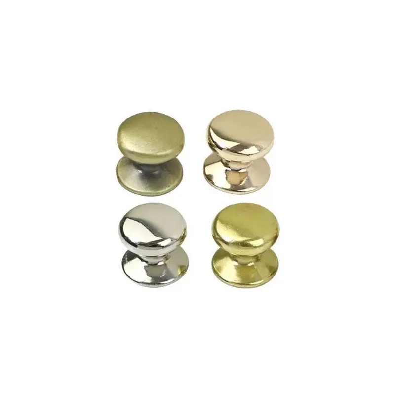 2pcs/Lot High Quality 16mm Metal Alloy Knob Screw Rivets Studs Cap Side