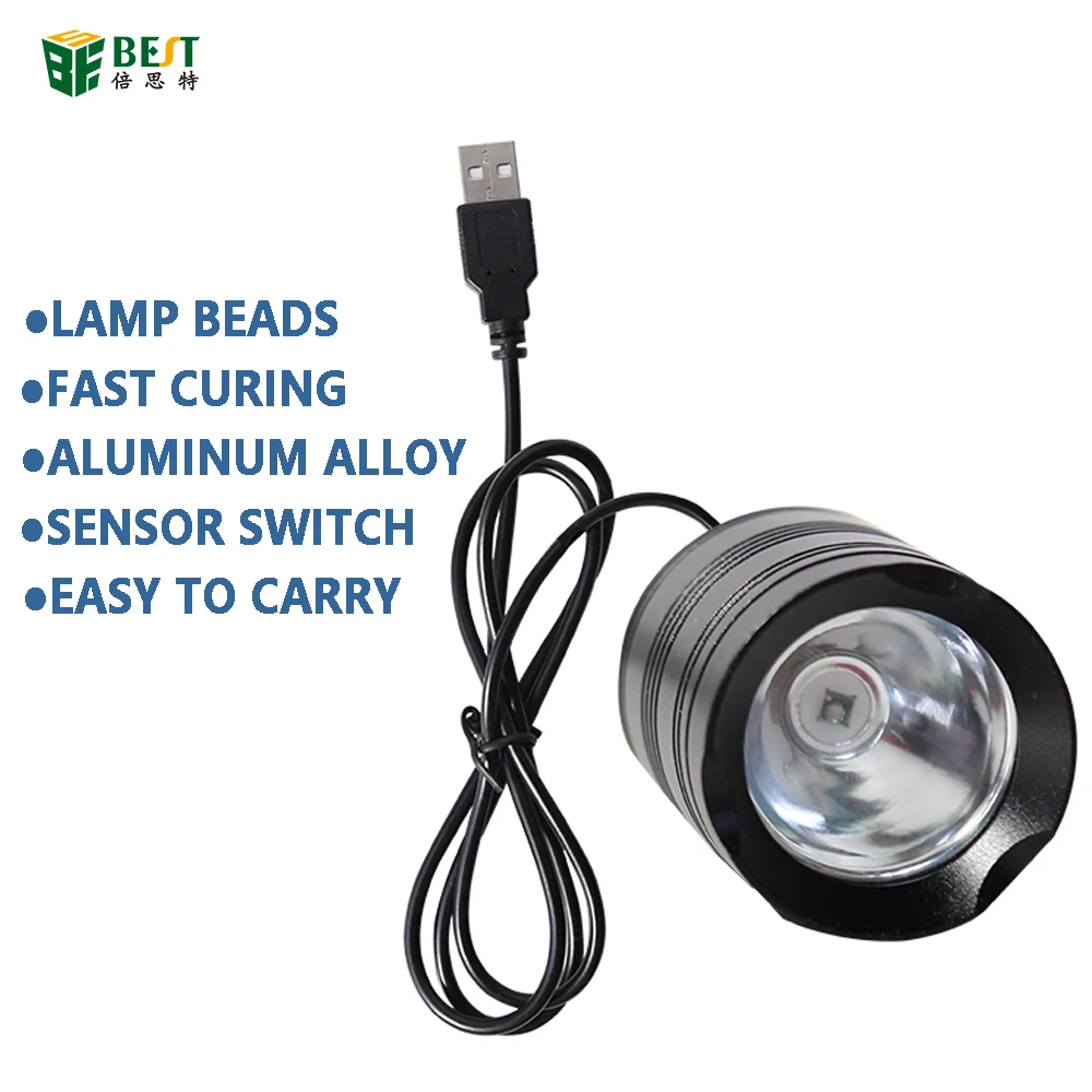 

USB 5V LED Ultraviolet UV Glue Curing Lamp Green Oil Curing Purple Light for iPhone Circuit Board Repair UV Light