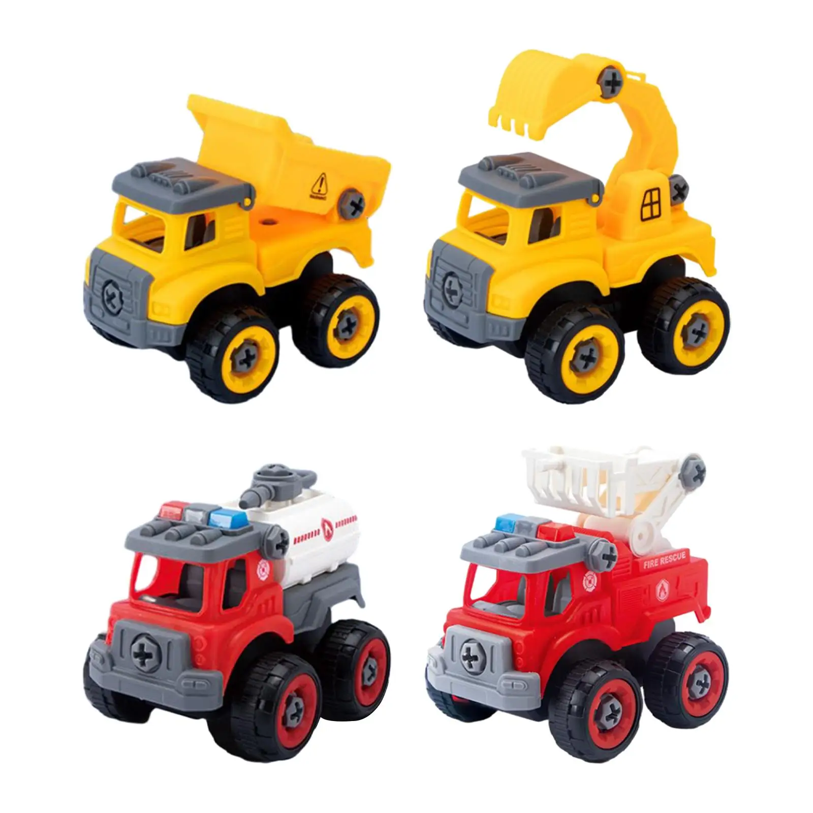 

Take Apart Truck Kids Construction Vehicle Toy Set with Screwdriver Engineering Car Toy Pull Back Vehicle Toy for Boys Girls
