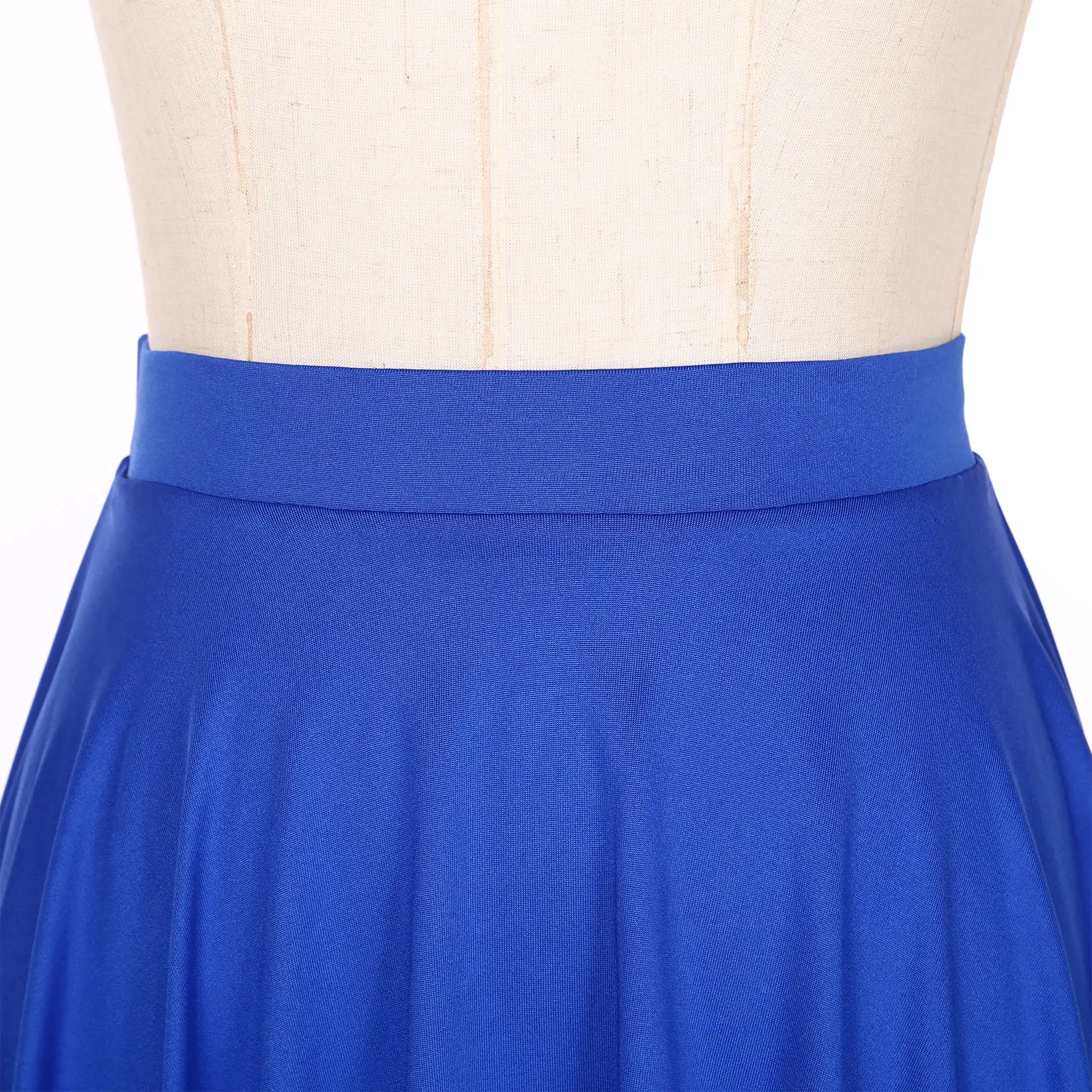 Womens Sexy Ruffle Skirt Casual  Solid Color Elastic Waistband Flared Skirts Loungewear Homewear Sportwear Party Dance Clubwear 6