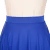 Womens Sexy Ruffle Skirt Casual  Solid Color Elastic Waistband Flared Skirts Loungewear Homewear Sportwear Party Dance Clubwear 6