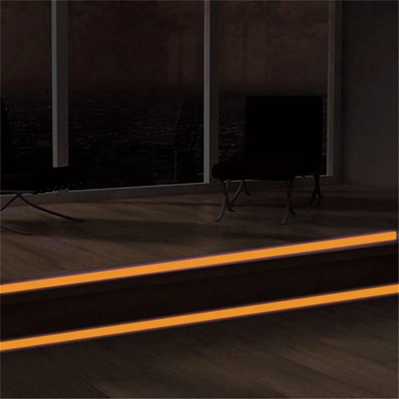 3M Pink Glow In The Dark Tapes Self-adhesive Photoluminescent Film Stickers For Stair Wall Step Exit Sign Night Decoration Signs