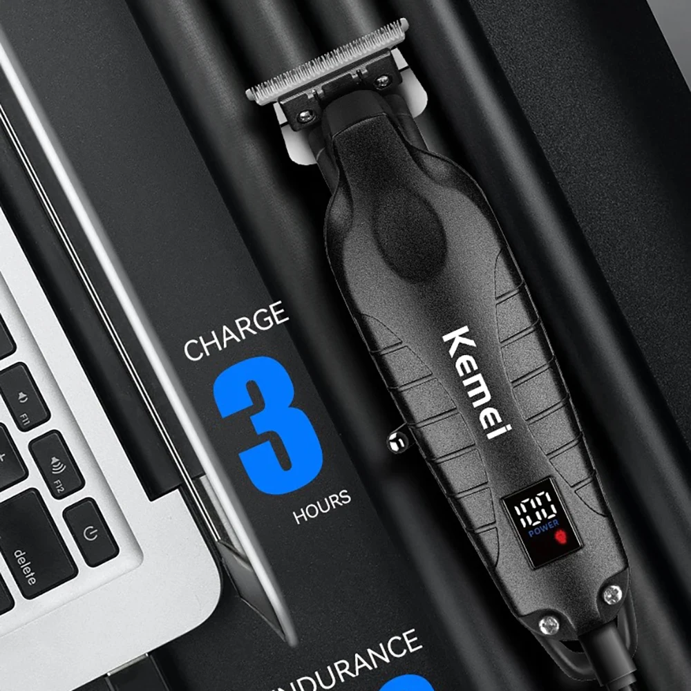 Hair Trimmer Kemei 2293 Professional Barber Cordless Rechargeable Men Clippers Hair Cutting Machine