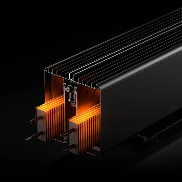 XIAOMI MIJIA Electric Heater Graphene Technology Simulation Flame Version Mobile Floor Heating Humidification Function Chimney 3