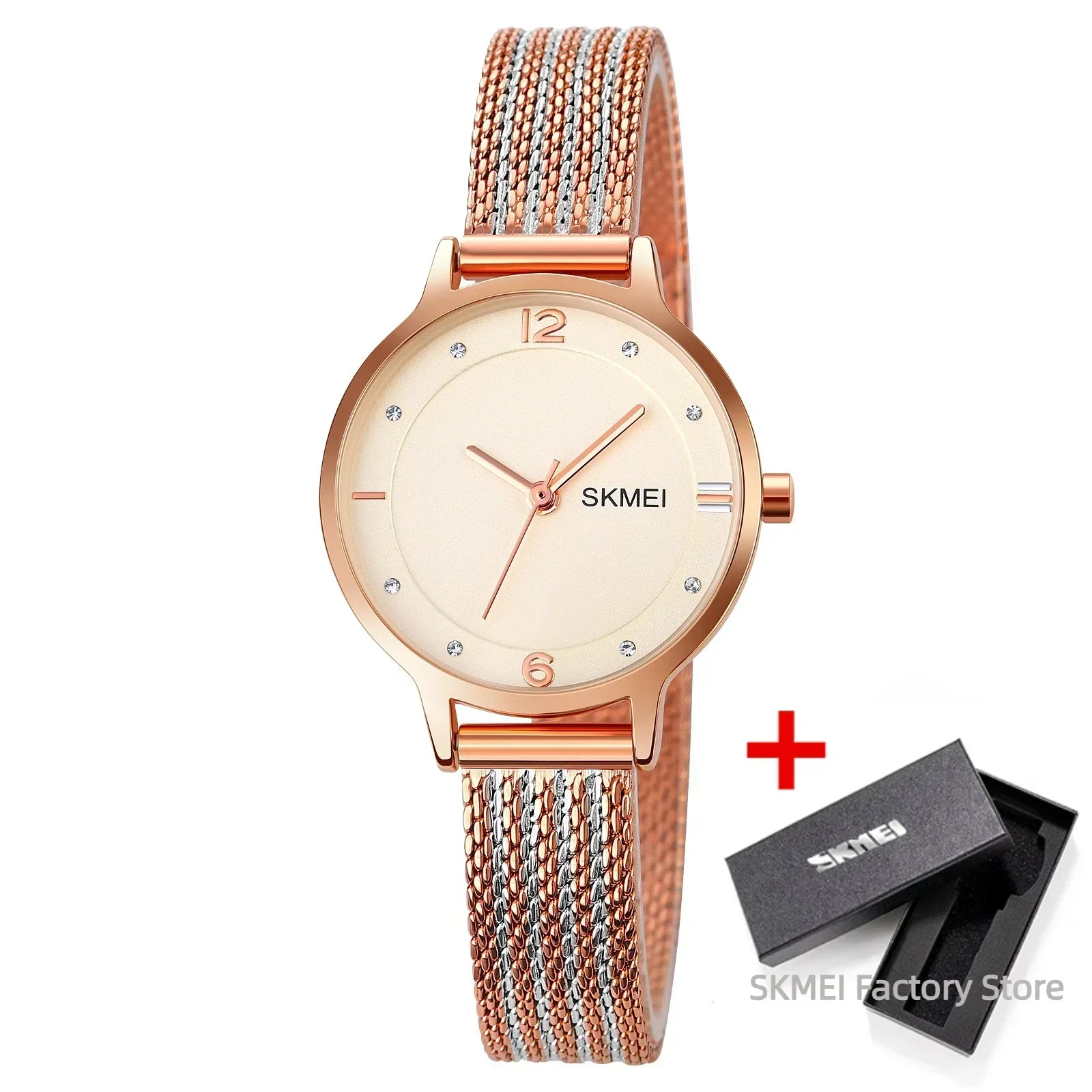 rose gold with box