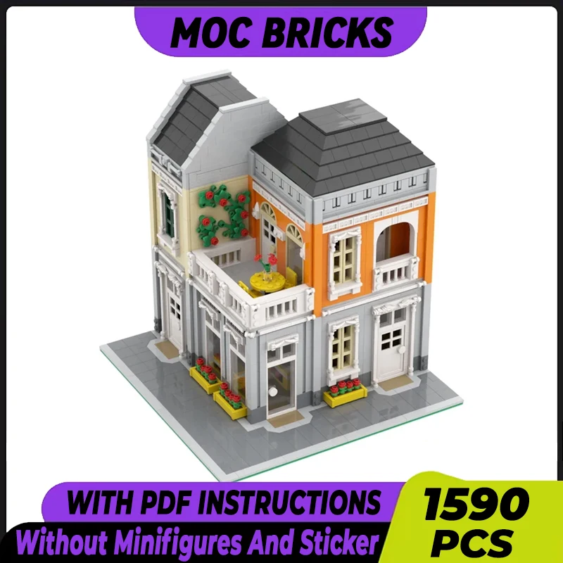 

City Street View Model Moc Building Bricks Hardware Store Technology Modular Blocks Gifts Christmas Toys DIY Sets Assembly