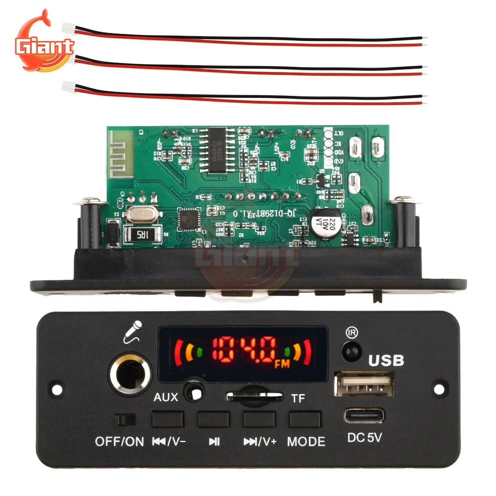 2*50W Bluetooth 5.0 Amplificatore di potenza Classe D Audio 10W ~ 200W