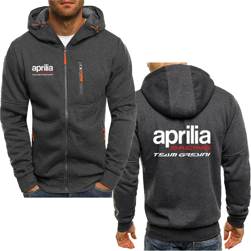 

2023 Aprilia Racing RSV4 мужские толстовки с принтом на молнии тренд для отдыха высокое качество Харадзюку Мужской свитшот пуловер Топы Одежда