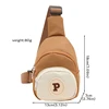 Children's Embroidered Letter Shoulder Bags Casual Girls Boys Kids Chest Bag Coin Purse Nylon Zipper Crossbody Bags 6