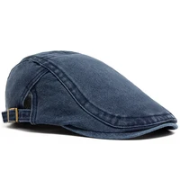 New Vintage Cotton Beret Men Women Fashion Flat Visor Cap Casual Autumn Berets Retro Newsboy Hat Summer Unisex Adjustable - Image 3