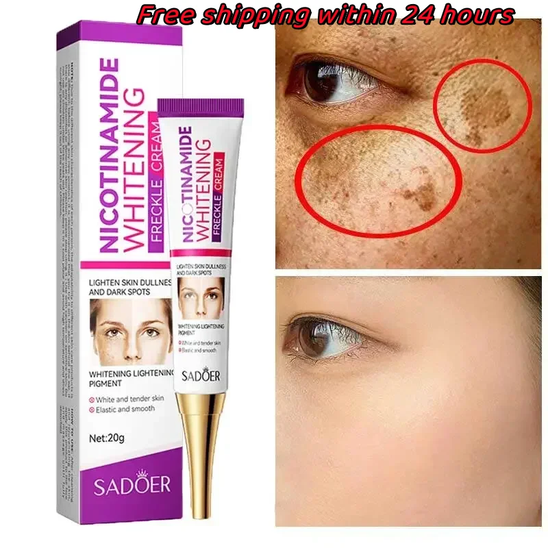 Niacinamide Whitening Freckle Cream Removal Face Dark Black Spots Melasma Wrinkles  Acne Treatments Brightening Skin Women Men whitening face cream skin care emulsifier nicotinamide peptide anti aging facial wrinkles face cream black spot removal beauty