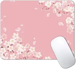Charming Sakura Cherry Blossom Floral Mousepad - Pink Non - Slip Gaming & Office Desk Mat - 180X220X2MM (COLOR - 2)