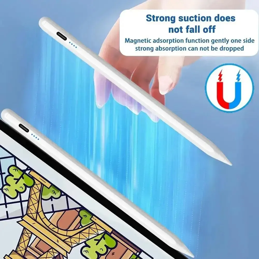 Advanced Stylus Pen with Palm Rejection and Power Display