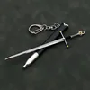 12cm Aragorn Narthil Sword Keychains LOTR Anduril Medieval Weapon Metal Katana Samurai Sword Keychain Ornaments Toys collections 3