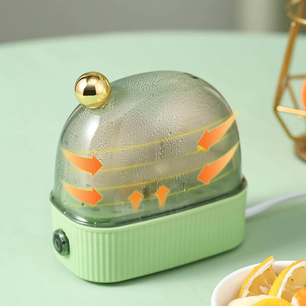 220V Egg Boiler Poacher Automatic Power Off Breakfast Egg Machine Multi-function & Mini for Home Dormitory