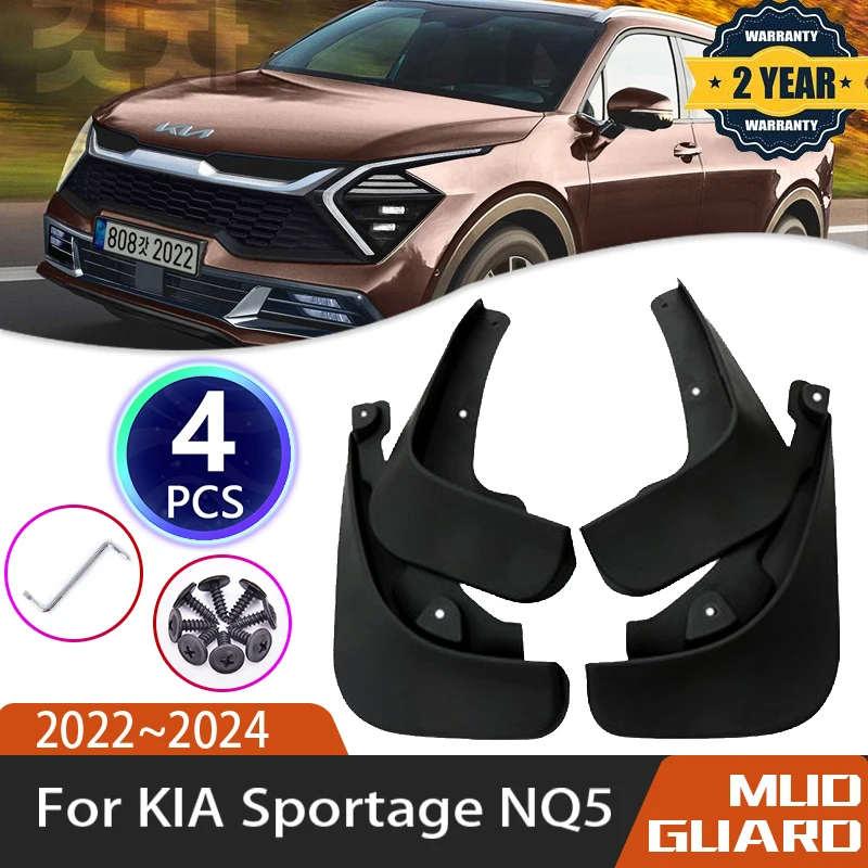 4 PCS Auto Schmutzfänger für KIA Sportage NQ5 2023 Zubehör 2022 2024 Auto  Fender Schlamm Flattert spritzen Klappe Kotflügel zubehör - AliExpress