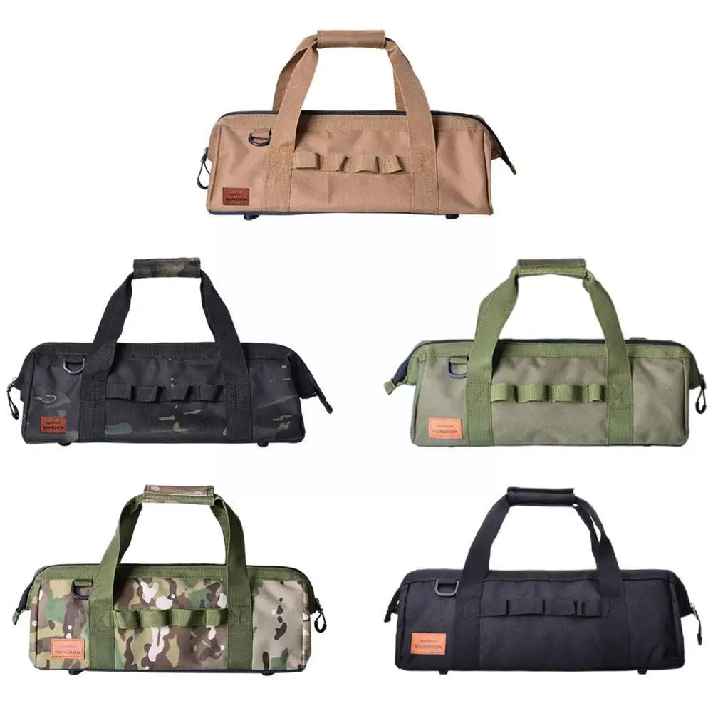 Multipurpose Tool Storage Bag Large Capacity Camping Pack Outdoor Carry Tent Bags Outdoor Drying Camping Bag Box Access H6X2