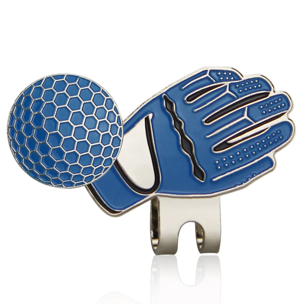 Removable Golf Ball Marker With Magnetic Hat Clip