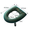 Universal Toilet Seat Cover Winter Warm Soft WC Mat Bathroom Washable Removable Zipper With Flip LidHandle Waterproof Household 2