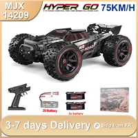 MJX 14209 Hypergo 1/14 V2.0 Rc Remote Control Car 3S/2S Battery 4WD Off-road Racing RC Truck 2.4G Brushless Drift Car Electric 1