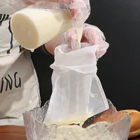 5PCS Soy Wine Nylon Filter Bag Nut Milk Bag Tea Coffee Yogurt Filter Net Mesh Kitchen Food Reusable Nylon Filter Bags Strainer 2