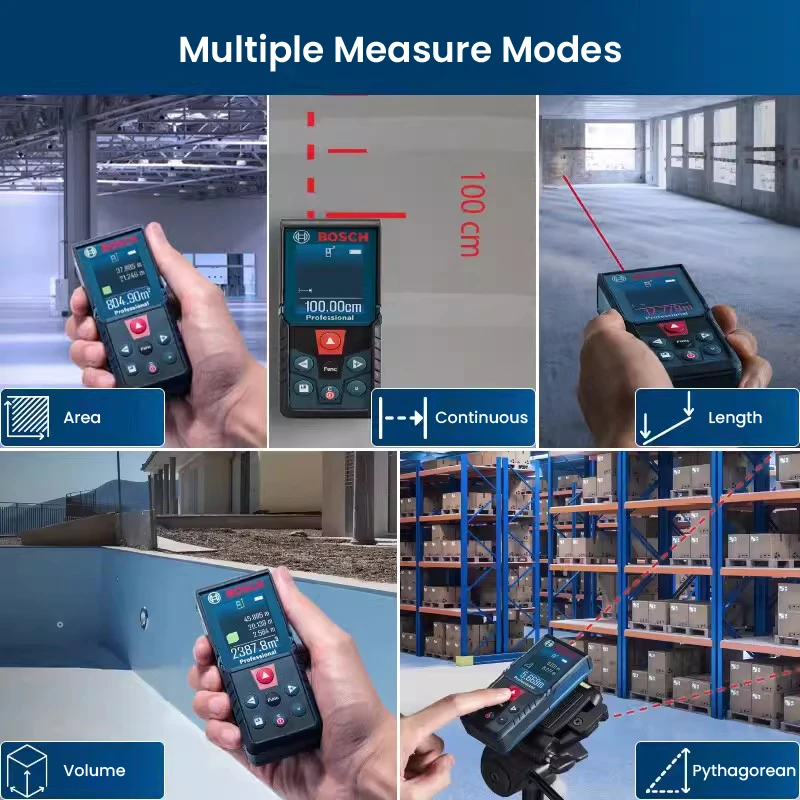 Laser Rangefinder Bosch 40M GLM 400/4000 Multi Modes Digital Distance Meter High Precision