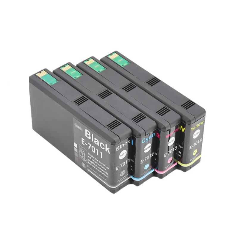 

T7011 Compatible Ink Cartridge For Epson T7012 T7013 T7014 WorkForce Pro WP-4000 WP-4015DN WP-4095DN WP-4500 Printer