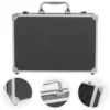 Toolbox Sound Card Aluminum Carrying Case Hard Briefcases for Men Money Metal Suitcase Black Man 6