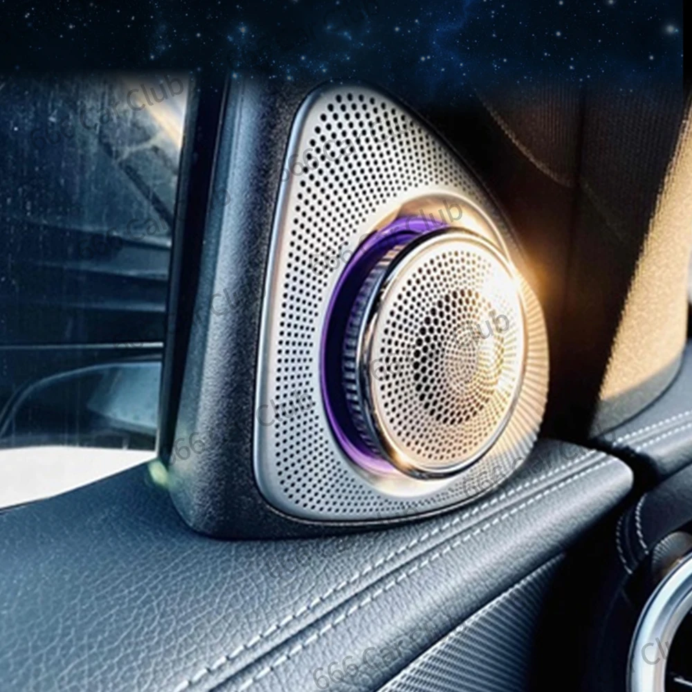 回転ツイータースピーカー 64色 4D メルセデスベンツW213 ブルメスター