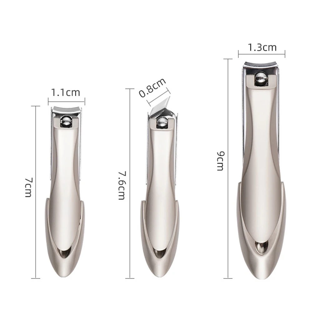 Anti Splash Stainless Steel Fingernail Clippers Cutter Manicure Tools Bionics Design Nail Trimmer Nail Clipper Set Nail Clipper Nail Care Kit Nail Scissors Set Nail Clippers Manicure Set Manicure Sets Manicure Nail Clipper Set Nail Clippers Kit