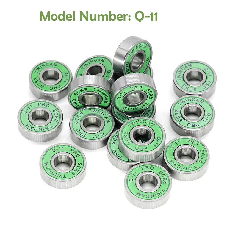 Roller Skates Bearing Drift Board Scooter Roller Skates Speed Skates Bearing Q-11 High-Speed Steel-Plastic Bearing