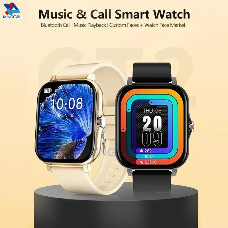 MINGCVIL Sports Smart Watch Fitness Clock Health Monitor Waterproof Smartwatch Wireless Call Watches For Xiaomi IOS Men Women 6