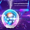 Humidifier Color Rotating Laser ball Ultrasonic Automatic Spray Humidifier Aromatherapy Machine Essential Oil Diffuser 2